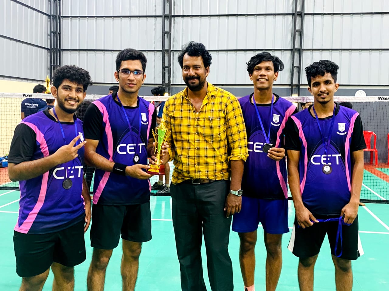 2nd Runner-up in "APJAKTU: Inter-Zone Badminton Championship 2022-23 (Men)" for CET!