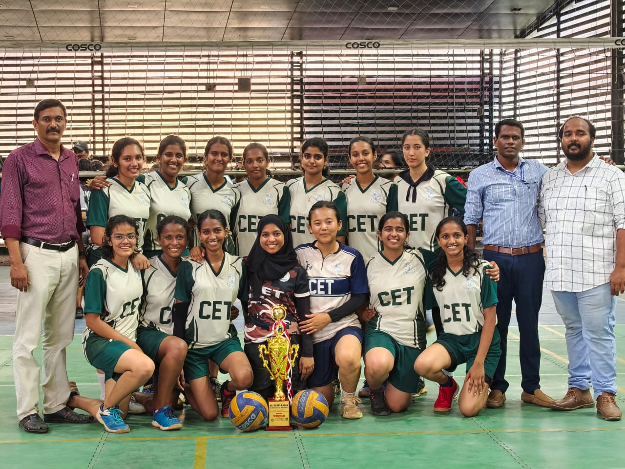 A-zone Champions....Congratulations to CET Women Volleyball 🏐 Team.
