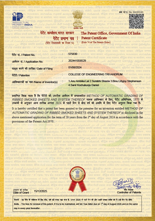 Congrats to Dr. Binu L S & team !!!